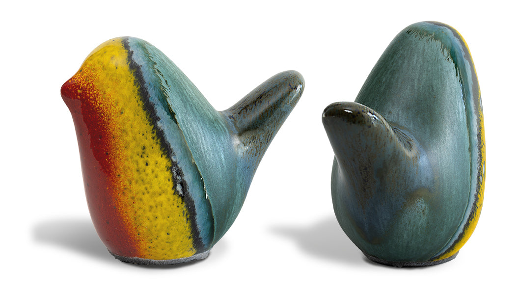 Bird 1007: Glaze Rainbow